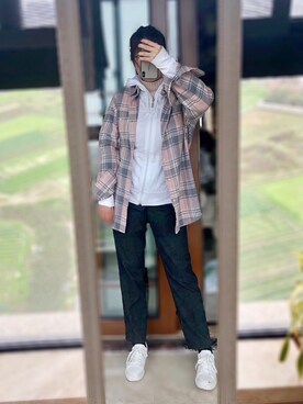 一知静静さん（レディース・159cm）の冬コーディネート