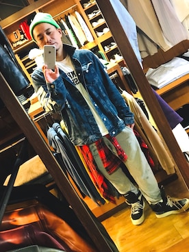 「10Deep（テンディープ）のアイテム」を使った、nicoatworkさん（メンズ・172cm）の冬コーディネート