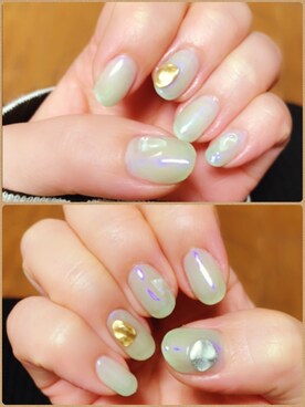 「ショートネイル」｜yapiiiさん（レディース・155cm）の冬コーディネート