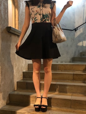 「チャールズアンドキース」｜RIHOさん（レディース・166cm）の夏コーディネート