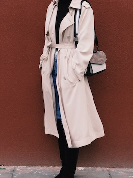「botkier（ボトキエ）のアイテム」を使った、面汤咸小さん（レディース・167cm）の冬コーディネート