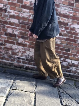 「Alfred Sargent（アルフレッド・サージェント）のアイテム」を使った、Qさん（メンズ・178cm）の春コーディネート