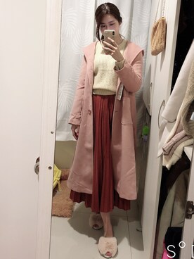 「Lilybrown福袋」｜Sandiさん（レディース・166cm）の冬コーディネート