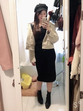 「Lilybrown福袋」｜Sandiさん（レディース・166cm）の冬コーディネート