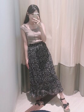 「travel」｜「アイテム（サンダル）」を使った、Sandiさん（レディース・166cm）の夏コーディネート