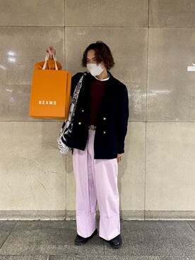 「Aalto（アールト）のアイテム」を使った、あ子さん（メンズ・173cm）の冬コーディネート