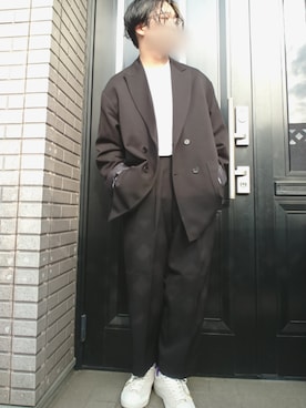 「Time is on（タイムイズオン）のアイテム」を使った、youさん（メンズ・162cm）の春コーディネート