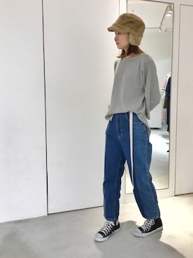 「caph（カーフ）のアイテム」を使った、もりしさん（レディース・167cm）の夏コーディネート