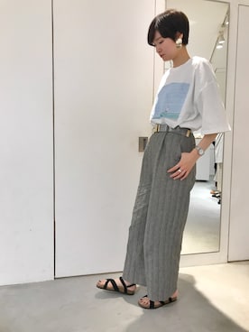 「アイテム（イヤリング）」を使った、もりしさん（レディース・167cm・20代）の春コーディネート