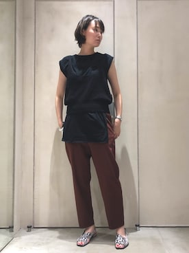 「アイテム（その他トップス）」を使った、もりしさん（レディース・167cm・20代）の夏コーディネート