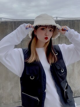 「WEGO（ウィゴー）のアイテム（その他アウター）」を使った、_aoiさん（レディース・152cm）の春コーディネート