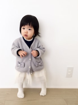 rinrinnonnonさん（キッズ・70cm）の冬コーディネート