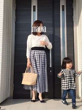 「babygap」｜「アイテム（バレエシューズ）」を使った、rinrinnonnonさん（キッズ・80cm）の春コーディネート