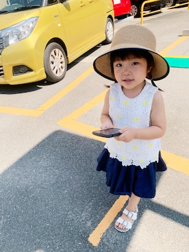 rinrinnonnonさん（キッズ・90cm）の夏コーディネート