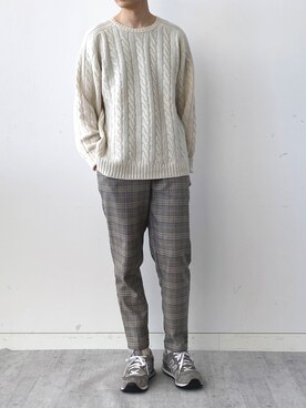 ケーブルニット のメンズ人気ファッションコーディネート Wear