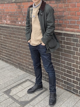 かずきびだんごさん(メンズ・174cm)の冬コーディネート