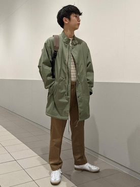 「green label relaxing（グリーンレーベルリラクシング）のアイテム（その他アウター）」を使った、kondoさん（メンズ・171cm）の春コーディネート