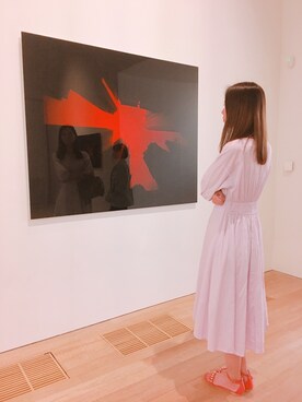「MERCURYDUO（マーキュリーデュオ）のアイテム（その他シューズ）」を使った、Stephanieeeさん（レディース・170cm）の夏コーディネート