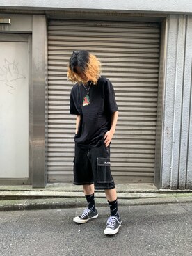 菅原省吾さん（メンズ・172cm）の夏コーディネート