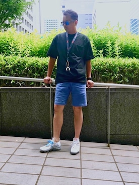 「NIKE（ナイキ）のアイテム（その他）」を使った、įtaru₩（いたる）さん（メンズ・169cm）の夏コーディネート