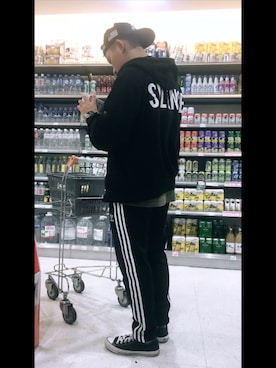 「BLACK SCALE（ブラックスケール）のアイテム」を使った、H$IΛИGさん（メンズ・165cm）の春コーディネート