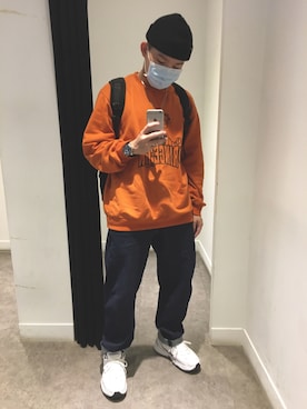 「BEN DAVIS（ベンデイビス）のアイテム（バッグ）」を使った、H$IΛИGさん（メンズ・165cm）の春コーディネート