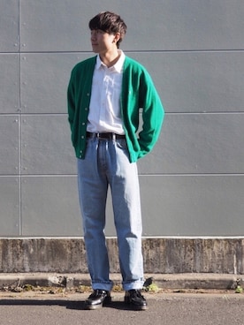 「LACOSTE」｜「アイテム（その他）」を使った、DAIさん（メンズ・178cm）の冬コーディネート