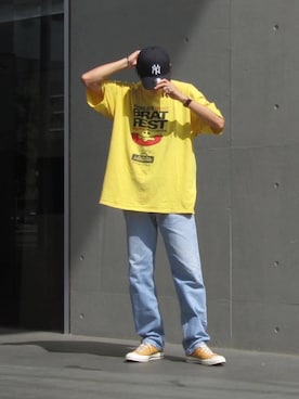 「リーバイス」｜DAIさん（メンズ・178cm）の夏コーディネート