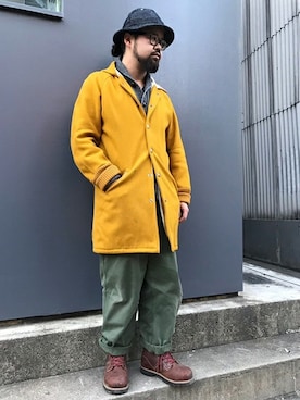 「KEEN（キーン）のアイテム（ブーツ）」を使った、KEEN JAPANさん（メンズ・169cm）の春コーディネート