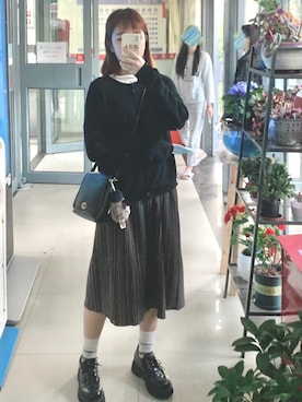 「Nothing special（ナッシングスペシャル）のアイテム」を使った、Lon さん（レディース・164cm）の春コーディネート