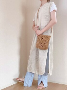 m i i ☻さん（レディース・157cm）の春コーディネート