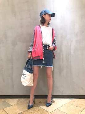 si n n n n n yuさん（レディース・161cm）の夏コーディネート