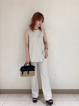 KUMiさん（レディース・159cm）の夏コーディネート