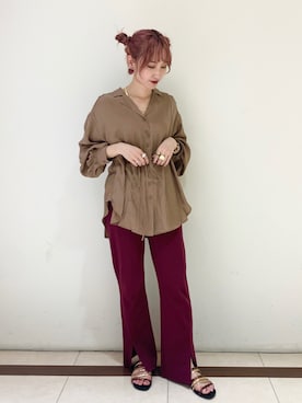 KUMiさん（レディース・159cm）の夏コーディネート