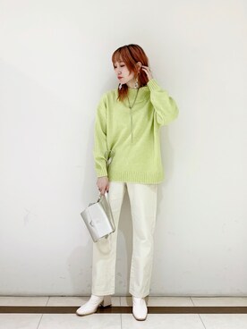 「PAGEBOY（ページボーイ）のハクミニショルダーBAG（ショルダーバッグ）」を使った、KUMiさん（レディース・159cm）の秋コーディネート
