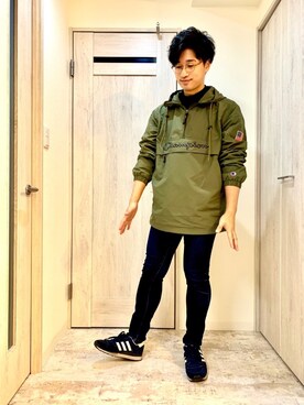 Champion チャンピオン Anorak Parka アノラックパーカーを使った人気ファッションコーディネート Wear Champion チャンピオン Anorak Parka アノラックパーカーを使った人気ファッションコーディネート Wear