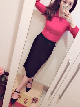 「OLIKA（オリカ）のアイテム」を使った、いちさん（レディース・157cm）の秋コーディネート