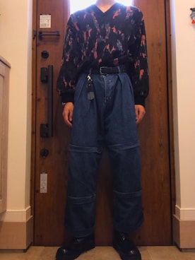 「SHAREEF（シャリーフ）のアイテム（レッグウェア）」を使った、tetsuさん（メンズ・172cm）の秋コーディネート