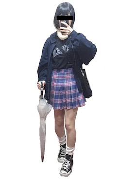 「TIME（タイム）のアイテム」を使った、光さん（レディース・151cm）の秋コーディネート