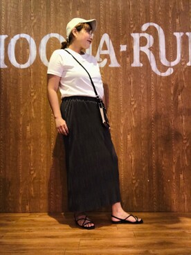 SHOO・LA・RUE｜reimama使用「SHOO・LA・RUE（丸ヒモ甲エックスサンダル）」的時尚穿搭