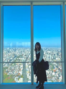 「チェルシーブーツ」｜「アイテム（ライダースジャケット）」を使った、yuri0404vvさん（レディース・166cm）の秋コーディネート