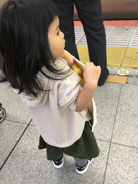 miiさん（キッズ・90cm）の秋コーディネート