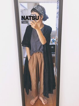 NATSUさん（レディース・163cm）の夏コーディネート