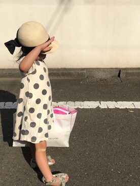 「F.O.KIDS（エフオーキッズ）のアイテム（ワンピース/ドレス）」を使った、ayatyannさん（キッズ・100cm）の春コーディネート
