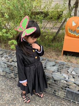 「halloween」｜「アイテム（ワンピース/ドレス）」を使った、ayatyannさん（キッズ・110cm）の秋コーディネート