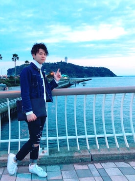 ぶちこさん（メンズ・175cm）の春コーディネート