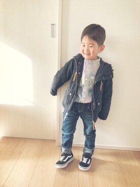 いさちゃんさん（キッズ・90cm）の冬コーディネート