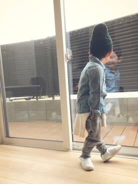 いさちゃんさん(キッズ・100cm)の春コーディネート