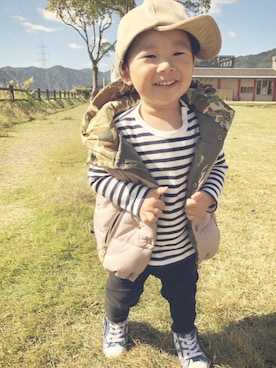 「オシャレパッソ」｜いさちゃんさん（キッズ・100cm）の秋コーディネート