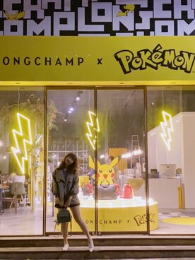 「PIXY（ピクシー）のアイテム」を使った、Olive Yangさん（レディース・170cm）の冬コーディネート